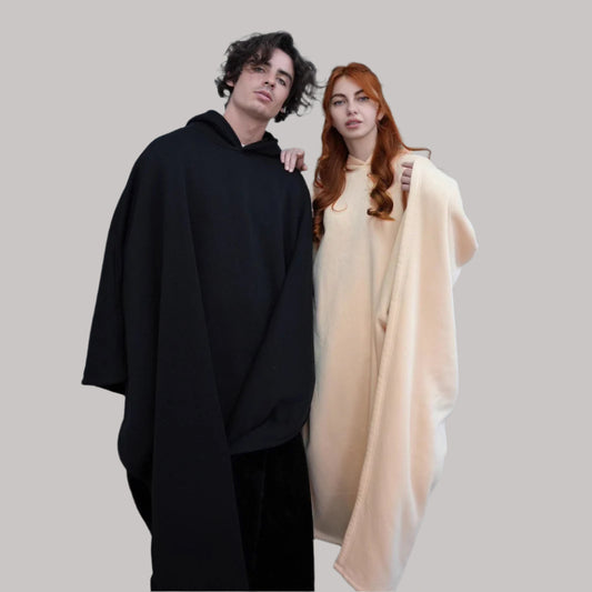 Woolen Loose Cape Tops For Men And Women